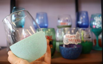 Learn to Glitter Dip Glass at Bella Rose